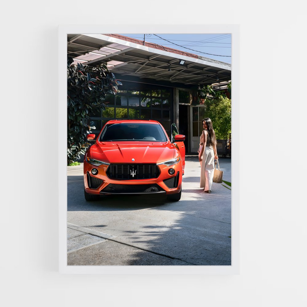 Poster Vers la Vitesse – affiche Maserati (vue 3)